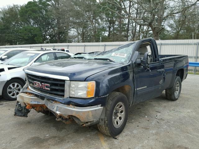 1GTEC14067Z506189 - 2007 GMC NEW SIERRA BLUE photo 2