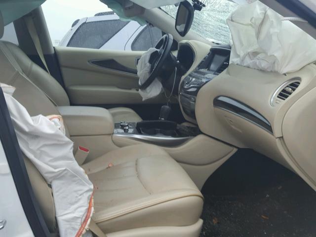 5N1AL0MN5FC544210 - 2015 INFINITI QX60 WHITE photo 5