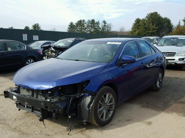 4T1BF1FKXGU527872 - 2016 TOYOTA CAMRY LE BLUE photo 2