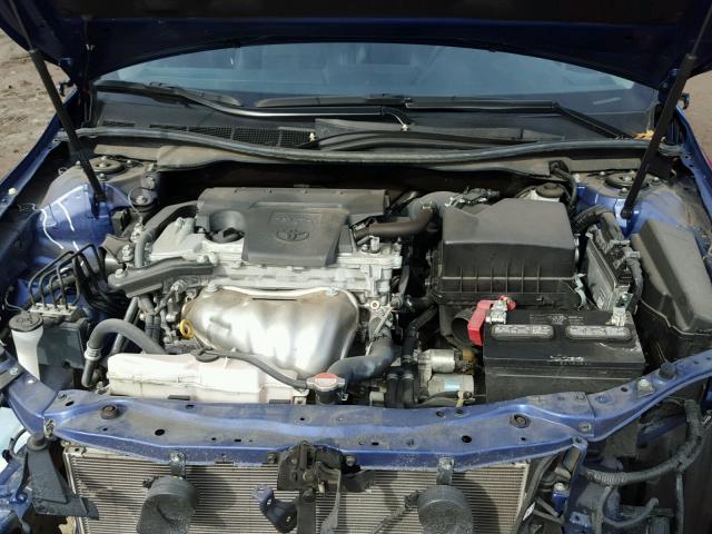 4T1BF1FKXGU527872 - 2016 TOYOTA CAMRY LE BLUE photo 7