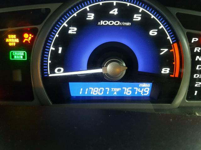 2HGFA16858H306761 - 2008 HONDA CIVIC EX ვერცხლისფერი ფოტო 8