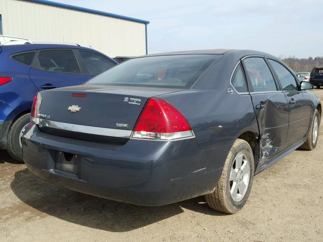 2G1WT57K891114375 - 2009 CHEVROLET IMPALA 1LT BLUE photo 4