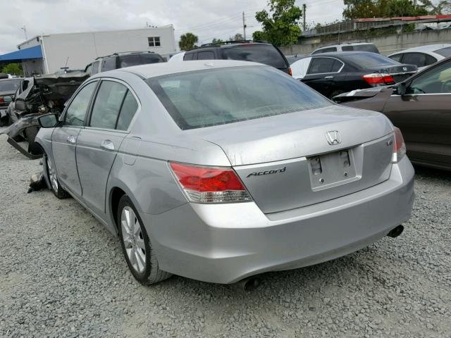 5KBCP3F86AB009118 - 2010 HONDA ACCORD EXL SILVER photo 3