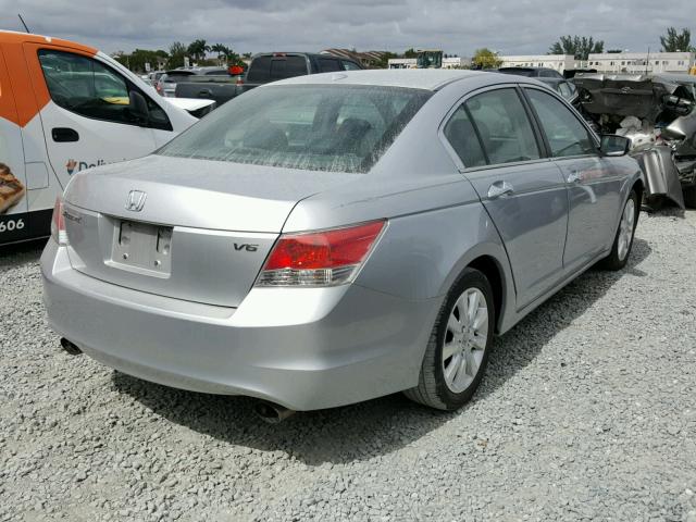 5KBCP3F86AB009118 - 2010 HONDA ACCORD EXL SILVER photo 4