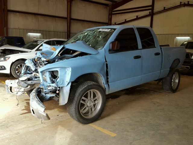 1D7HA18217S269883 - 2007 DODGE RAM 1500 S BLUE photo 2