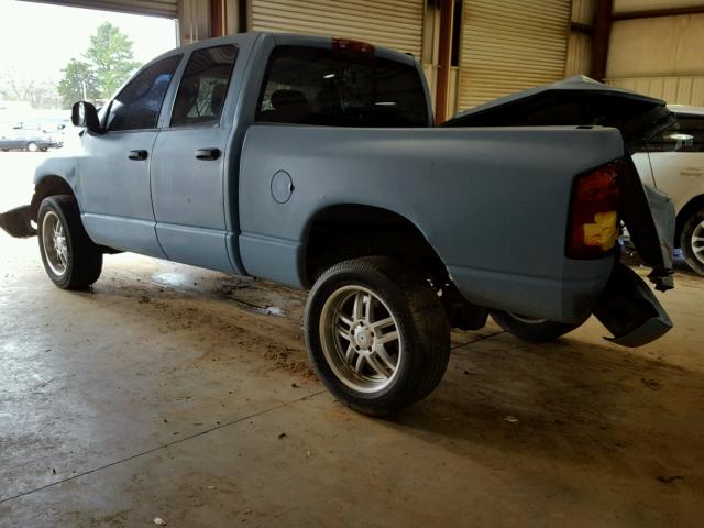 1D7HA18217S269883 - 2007 DODGE RAM 1500 S BLUE photo 3