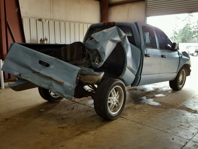 1D7HA18217S269883 - 2007 DODGE RAM 1500 S BLUE photo 4