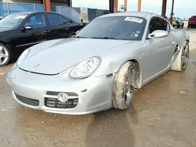 WP0AB29856U780162 - 2006 PORSCHE CAYMAN S SILVER photo 2