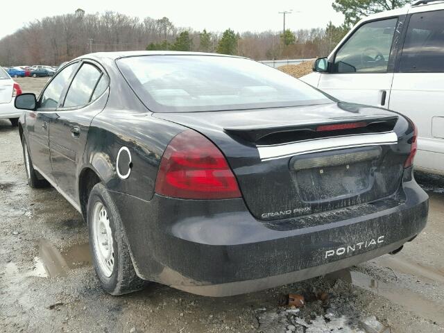 2G2WP522451333240 - 2005 PONTIAC GRAND PRIX BLACK photo 3