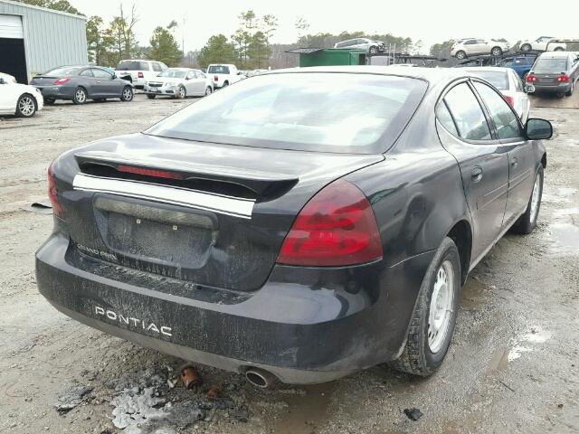 2G2WP522451333240 - 2005 PONTIAC GRAND PRIX BLACK photo 4