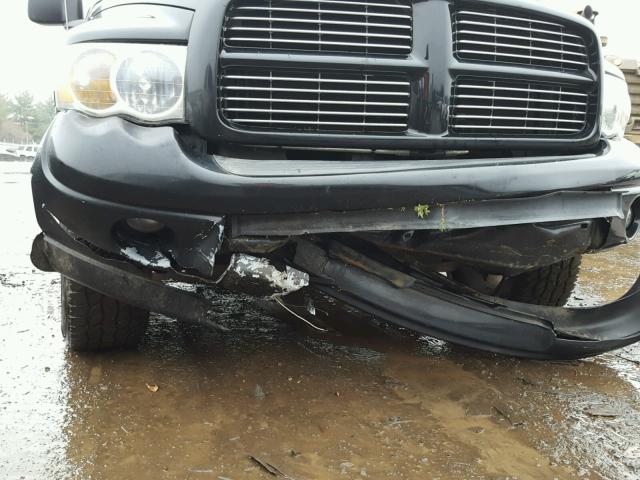 1D7HU18D75J548864 - 2005 DODGE RAM 1500 S BLACK photo 9