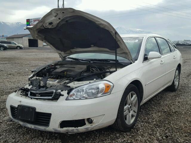 2G1WC581669376687 - 2006 CHEVROLET IMPALA LT WHITE photo 2