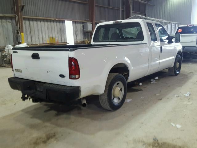 1FTSX20516EC56543 - 2006 FORD F250 SUPER WHITE photo 4