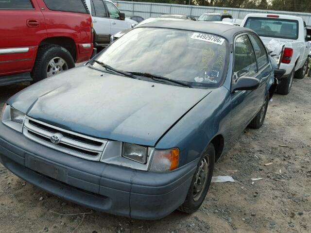 JT2EL46S3P0344213 - 1993 TOYOTA TERCEL STD TEAL photo 2