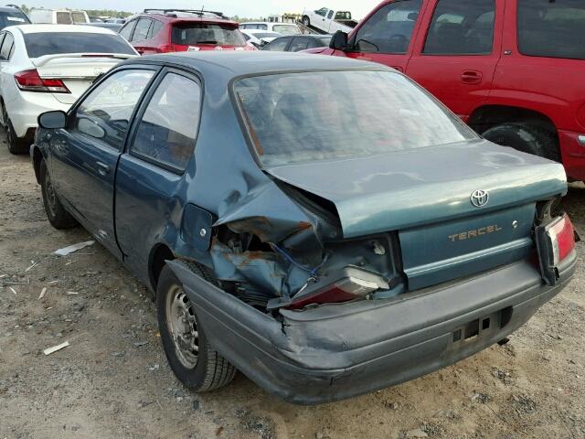 JT2EL46S3P0344213 - 1993 TOYOTA TERCEL STD TEAL photo 3