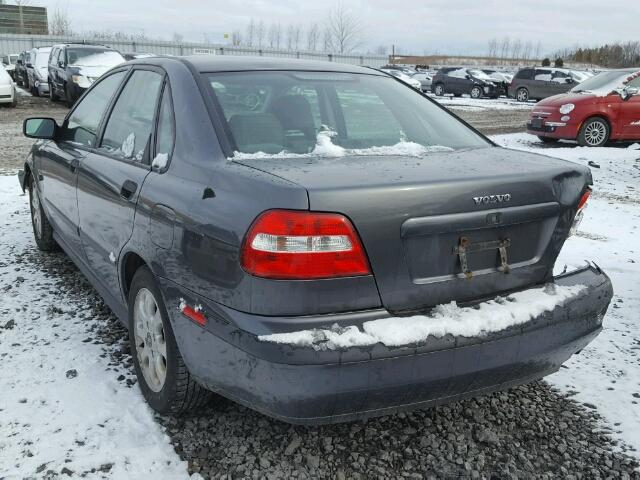 YV1VS295X2F820493 - 2002 VOLVO S40 1.9T GRAY photo 3