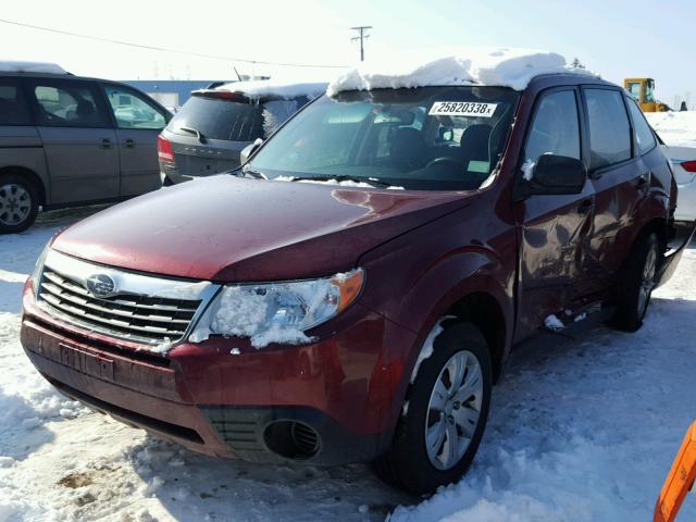 JF2SH61689H707001 - 2009 SUBARU FORESTER 2 RED photo 2