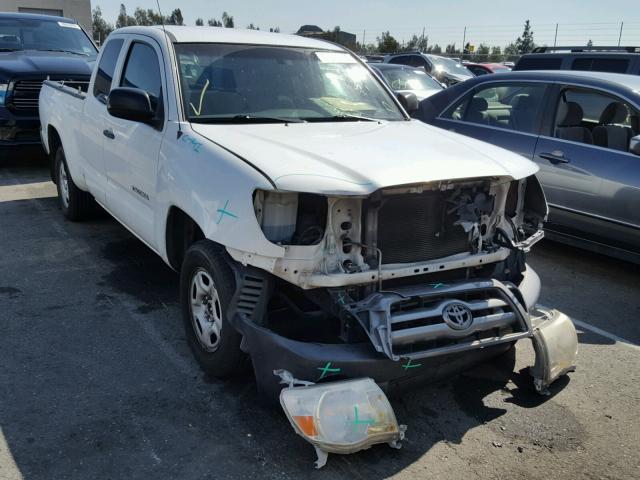 5TETX22N09Z636749 - 2009 TOYOTA TACOMA ACC WHITE photo 1