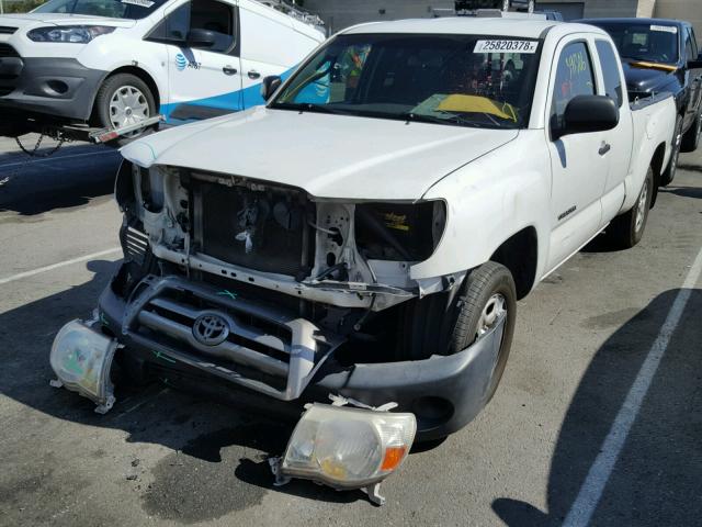 5TETX22N09Z636749 - 2009 TOYOTA TACOMA ACC WHITE photo 2