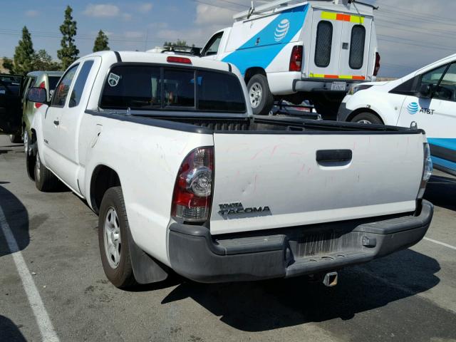 5TETX22N09Z636749 - 2009 TOYOTA TACOMA ACC WHITE photo 3