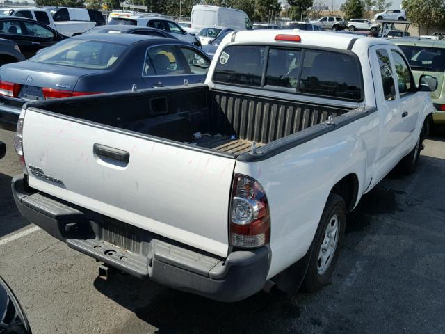 5TETX22N09Z636749 - 2009 TOYOTA TACOMA ACC WHITE photo 4