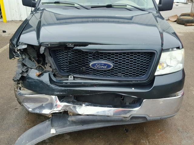 1FTRX12W14NB02698 - 2004 FORD F150 GREEN photo 7