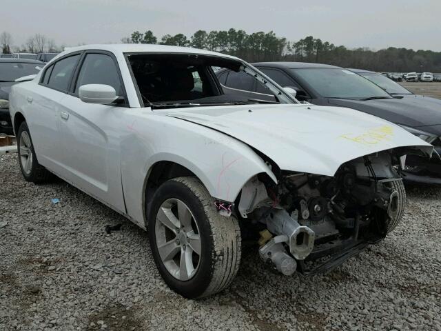 2C3CDXBG7EH370308 - 2014 DODGE CHARGER SE WHITE photo 1