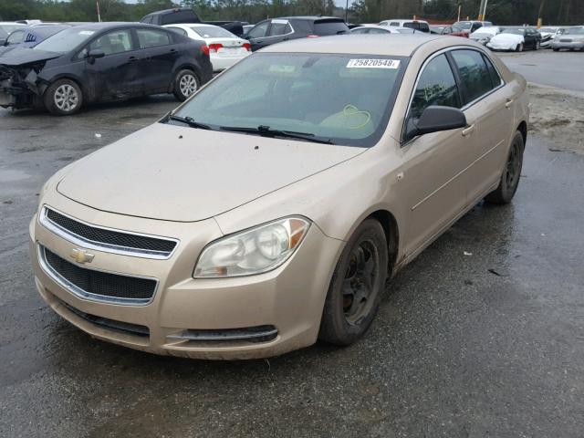 1G1ZG57B984199151 - 2008 CHEVROLET MALIBU LS GOLD photo 2