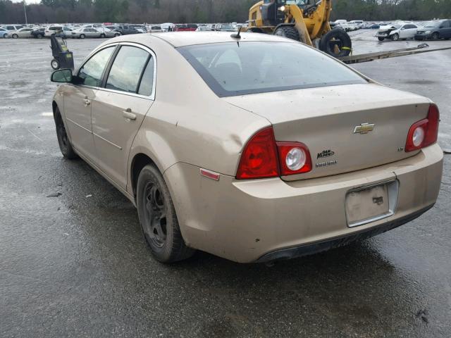 1G1ZG57B984199151 - 2008 CHEVROLET MALIBU LS GOLD photo 3