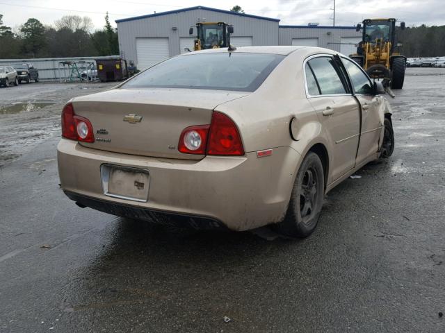 1G1ZG57B984199151 - 2008 CHEVROLET MALIBU LS GOLD photo 4