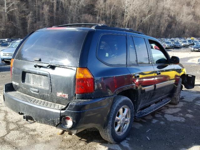 1GKDT13S542227372 - 2004 GMC ENVOY BLACK photo 4