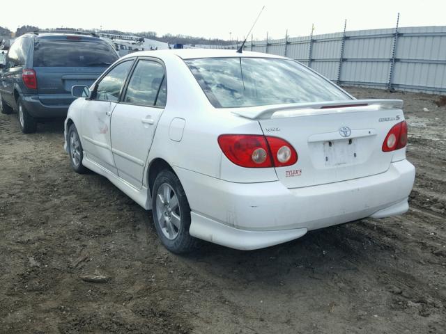 1NXBR32E57Z893435 - 2007 TOYOTA COROLLA CE WHITE photo 3