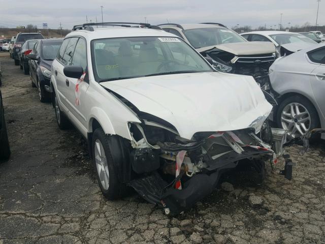 4S4BP61C177333630 - 2007 SUBARU LEGACY OUT WHITE photo 1