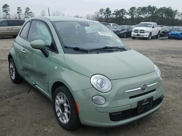 3C3CFFAR3FT680942 - 2015 FIAT 500 POP GREEN photo 1