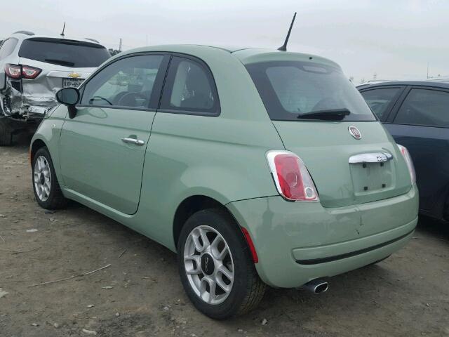 3C3CFFAR3FT680942 - 2015 FIAT 500 POP GREEN photo 3