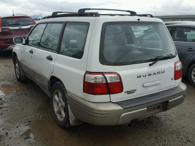 JF1SF65581H744615 - 2001 SUBARU FORESTER S WHITE photo 3