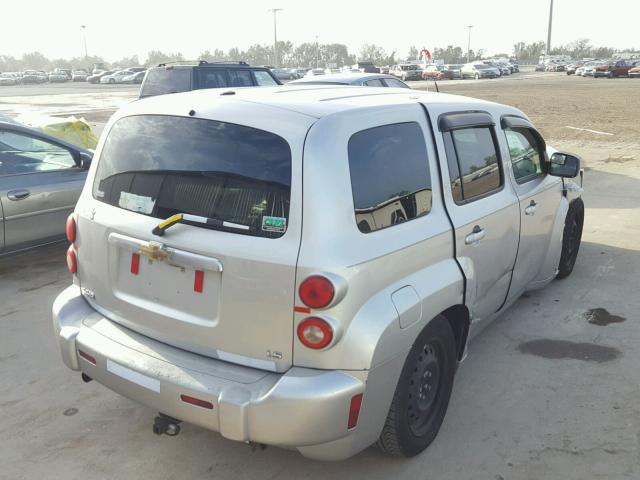 3GNDA13D06S613344 - 2006 CHEVROLET HHR LS SILVER photo 4