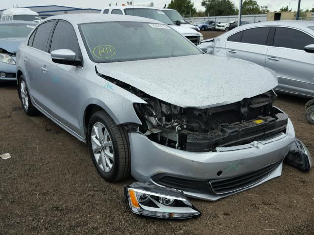 3VWDP7AJ6DM350259 - 2013 VOLKSWAGEN JETTA SE SILVER photo 1