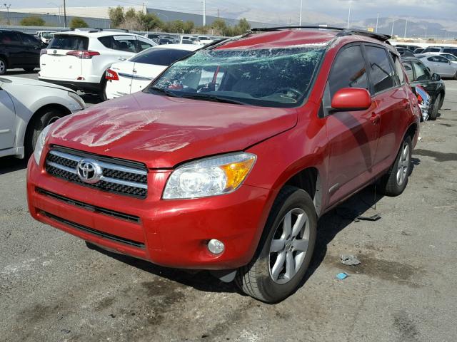 JTMZD31V886078963 - 2008 TOYOTA RAV4 LIMIT RED photo 2