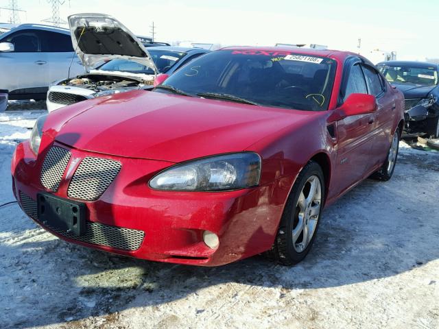 2G2WC55C171178598 - 2007 PONTIAC GRAND PRIX RED photo 2