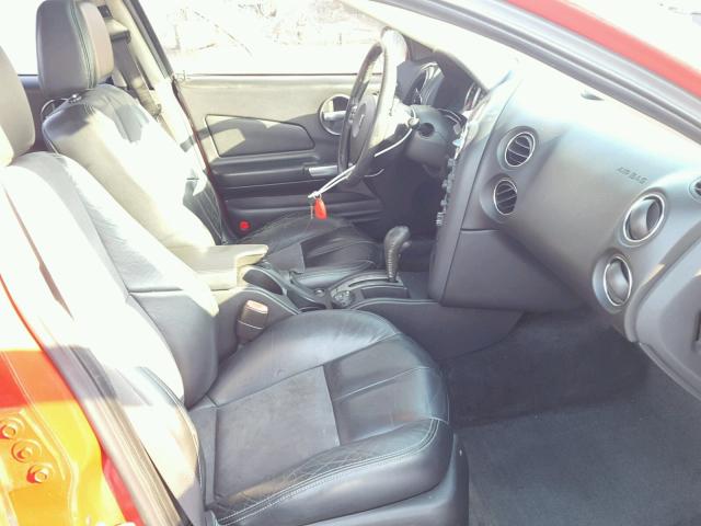 2G2WC55C171178598 - 2007 PONTIAC GRAND PRIX RED photo 5