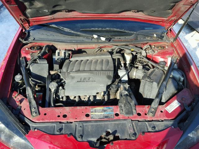 2G2WC55C171178598 - 2007 PONTIAC GRAND PRIX RED photo 7