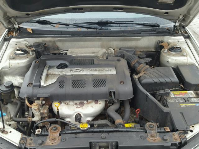 KMHDN46D55U951486 - 2005 HYUNDAI ELANTRA GL SILVER photo 7