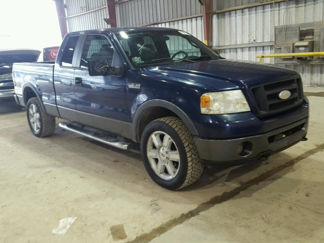 1FTPX14VX7FA26506 - 2007 FORD F150 BLUE photo 1