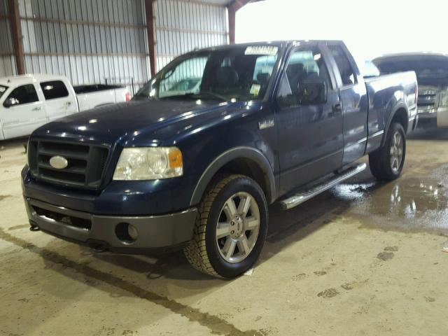 1FTPX14VX7FA26506 - 2007 FORD F150 BLUE photo 2