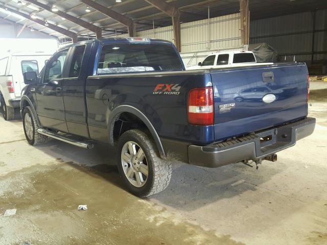 1FTPX14VX7FA26506 - 2007 FORD F150 BLUE photo 3