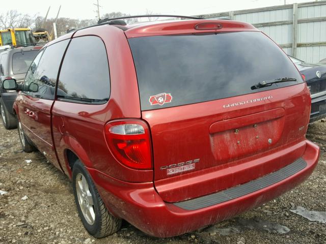 2D4GP44L66R914826 - 2006 DODGE GRAND CARA RED photo 3