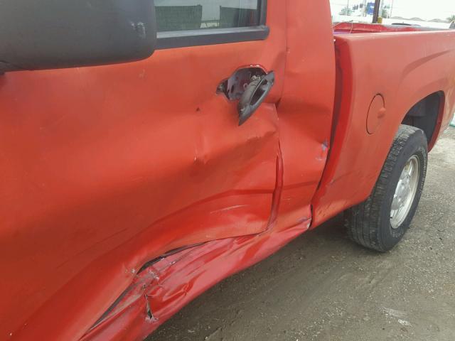 1GTCS148248141432 - 2004 GMC CANYON RED photo 10