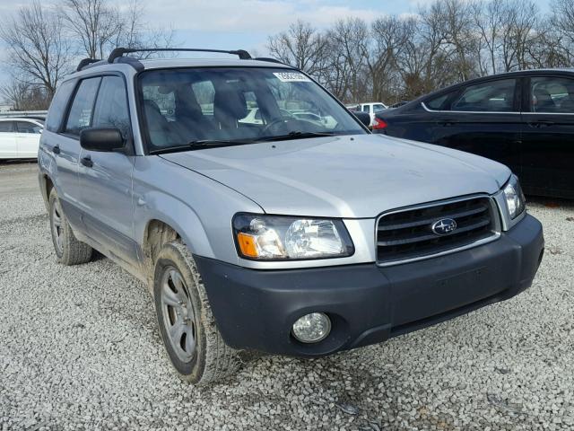 JF1SG63665H709392 - 2005 SUBARU FORESTER 2 SILVER photo 1