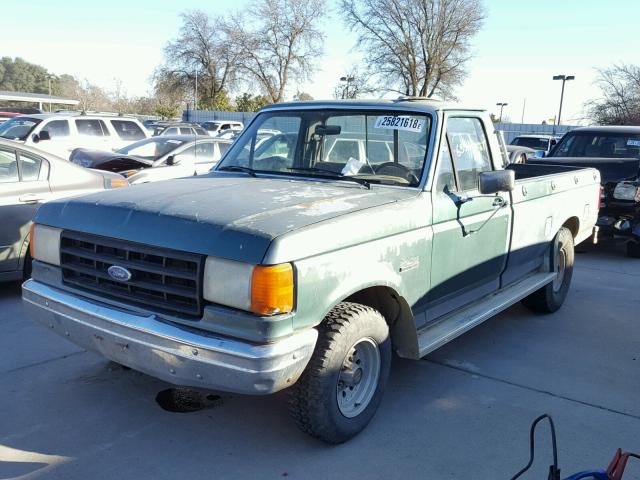 1FTDF15Y3HLA51166 - 1987 FORD F150 GRAY photo 2